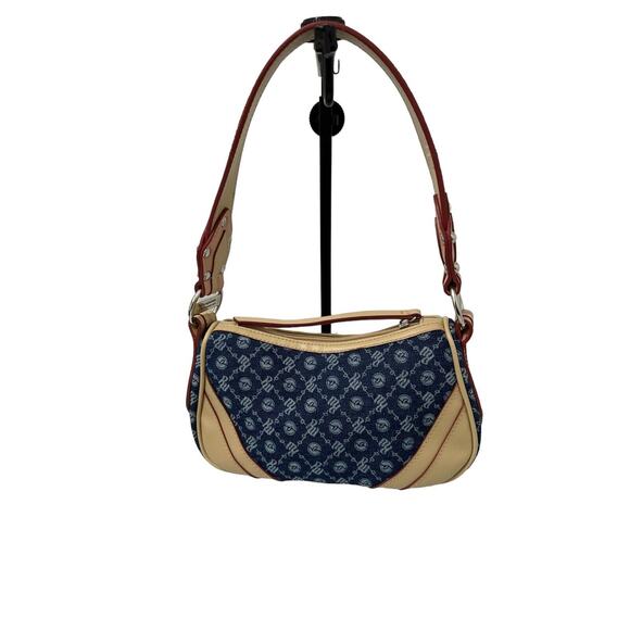 Vintage ROCAWEAR Purse Handbag Denim And Cream Colored Y2K - Picture 5 of 10